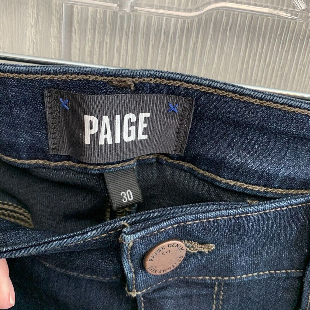 Paige Verdugo Ankle Skinny Jeans Attica Blue Size 30 NWT - Picture 5 of 7